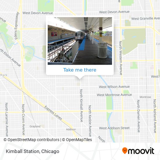 Kimball Station map