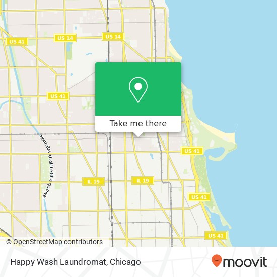Mapa de Happy Wash Laundromat