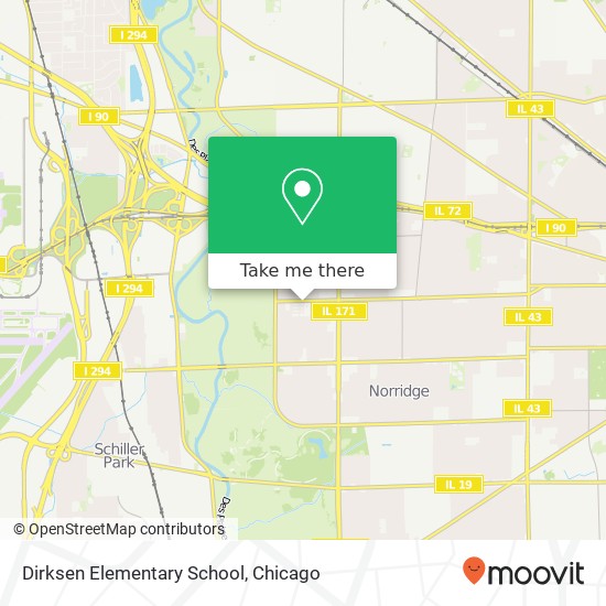Mapa de Dirksen Elementary School