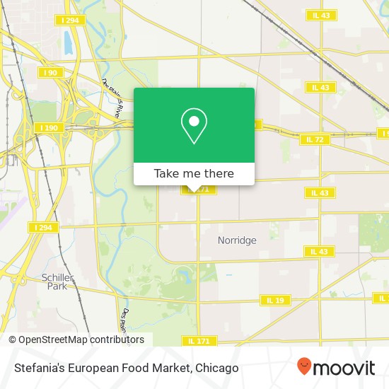 Mapa de Stefania's European Food Market