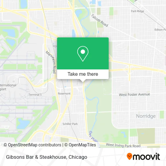 Gibsons Bar & Steakhouse map