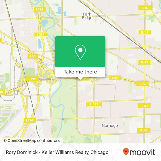 Rory Dominick - Keller Williams Realty map