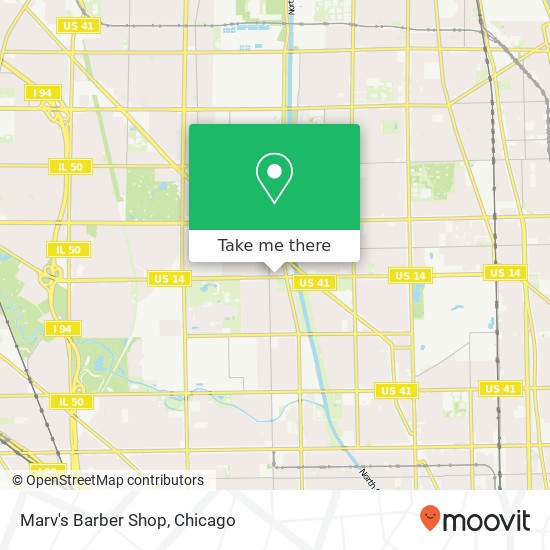 Marv's Barber Shop map
