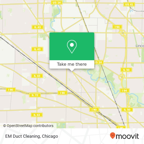 Mapa de EM Duct Cleaning