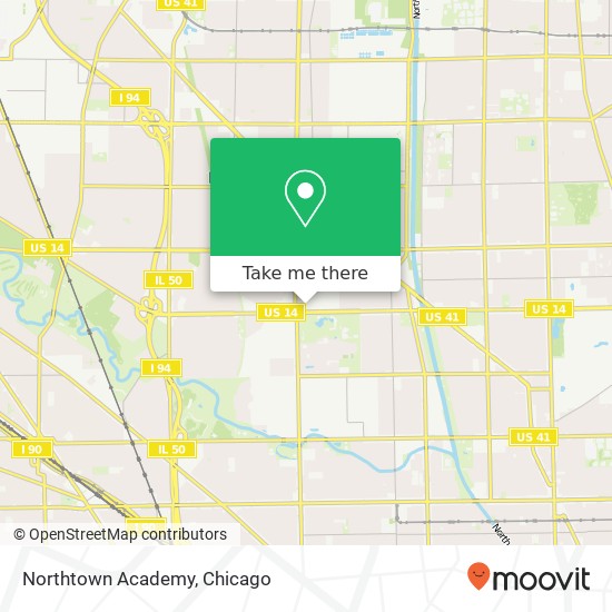 Northtown Academy map