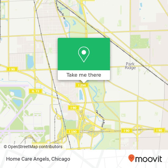 Home Care Angels map