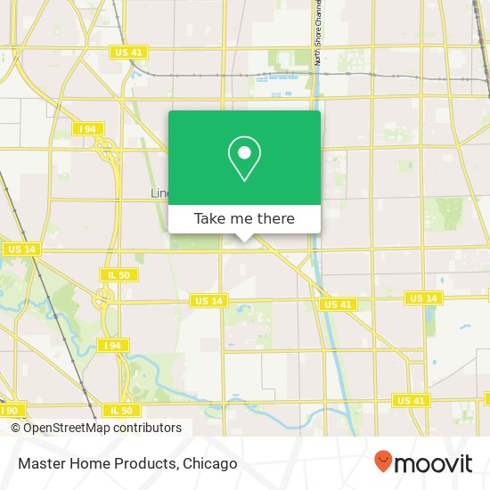 Master Home Products map