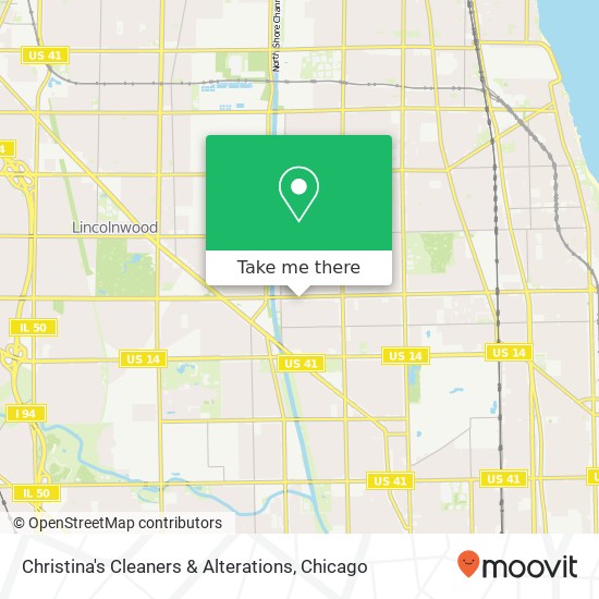 Christina's Cleaners & Alterations map
