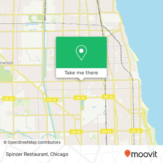 Spinzer Restaurant map