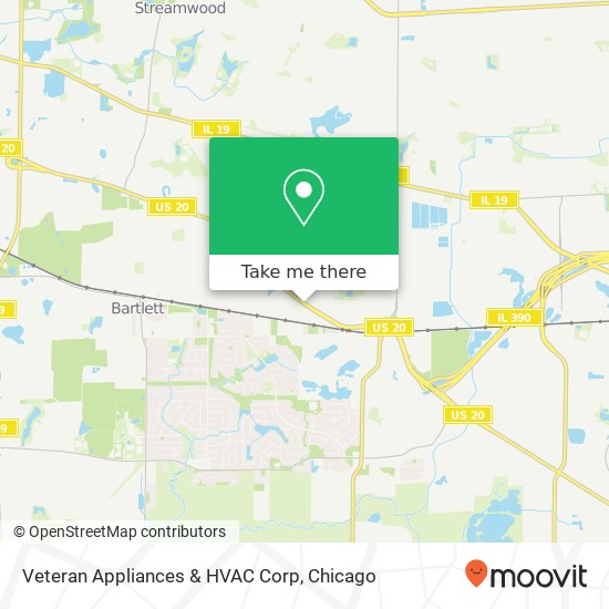 Mapa de Veteran Appliances & HVAC Corp