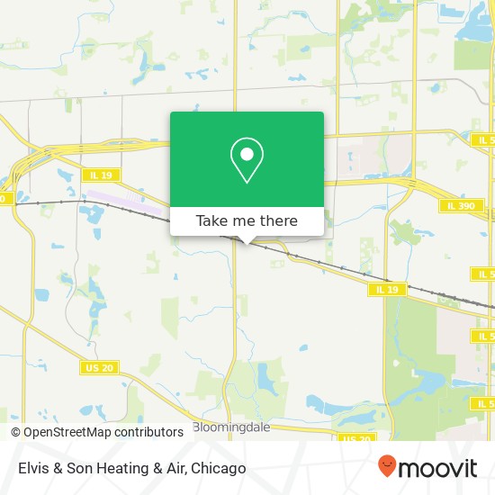 Mapa de Elvis & Son Heating & Air