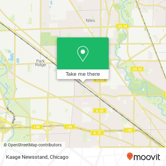 Kaage Newsstand map