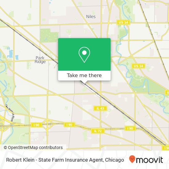 Robert Klein - State Farm Insurance Agent map