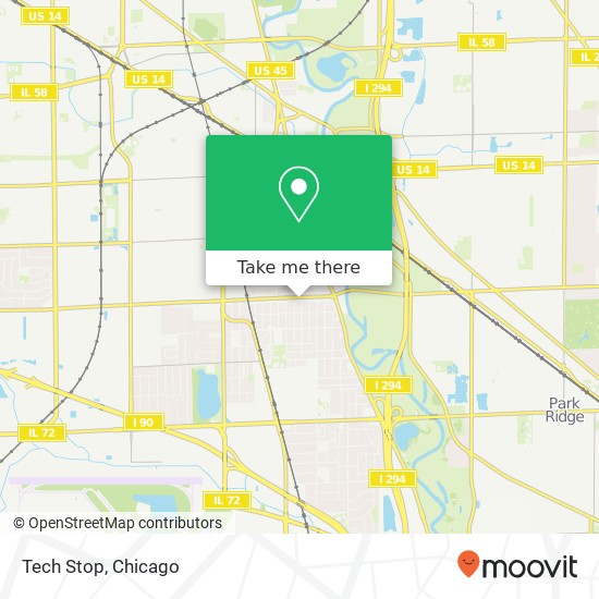 Mapa de Tech Stop