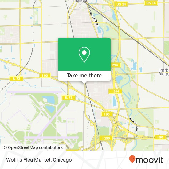 Wolff's Flea Market map