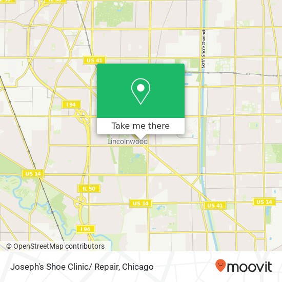 Mapa de Joseph's Shoe Clinic/ Repair