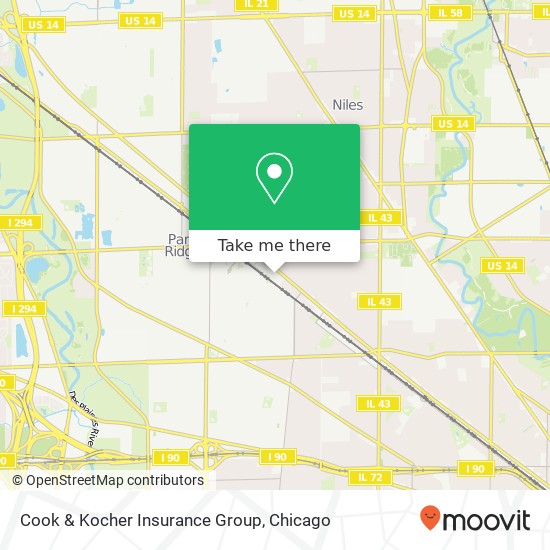 Mapa de Cook & Kocher Insurance Group