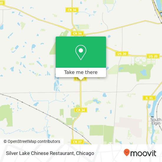 Mapa de Silver Lake Chinese Restaurant