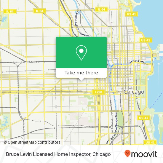 Bruce Levin Licensed Home Inspector map