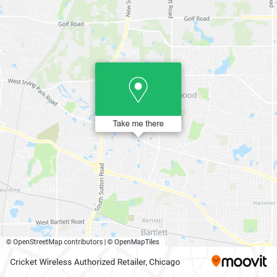 Cricket Wireless Authorized Retailer map