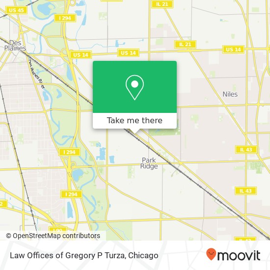 Law Offices of Gregory P Turza map