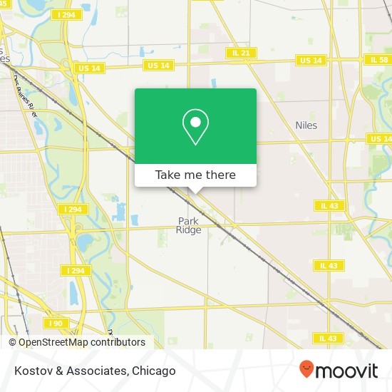 Kostov & Associates map
