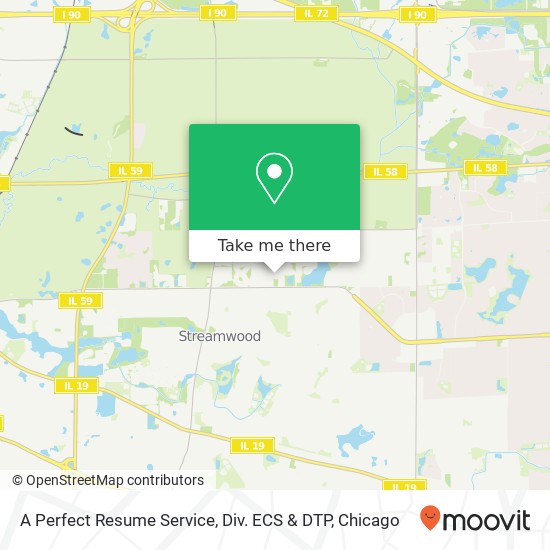A Perfect Resume Service, Div. ECS & DTP map
