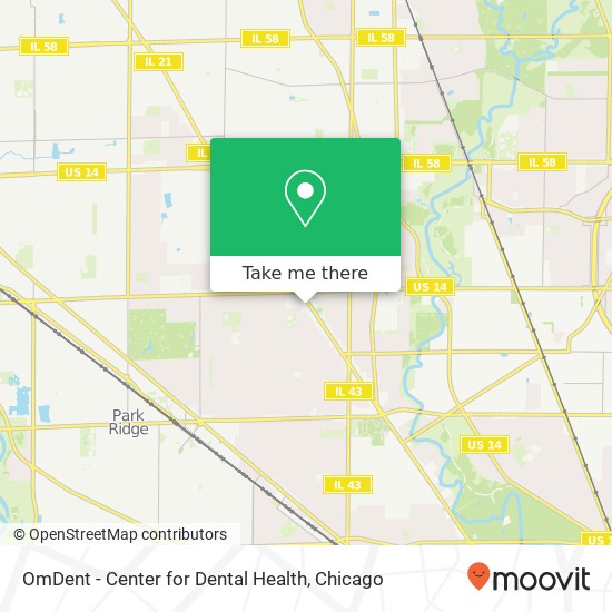 Mapa de OmDent - Center for Dental Health