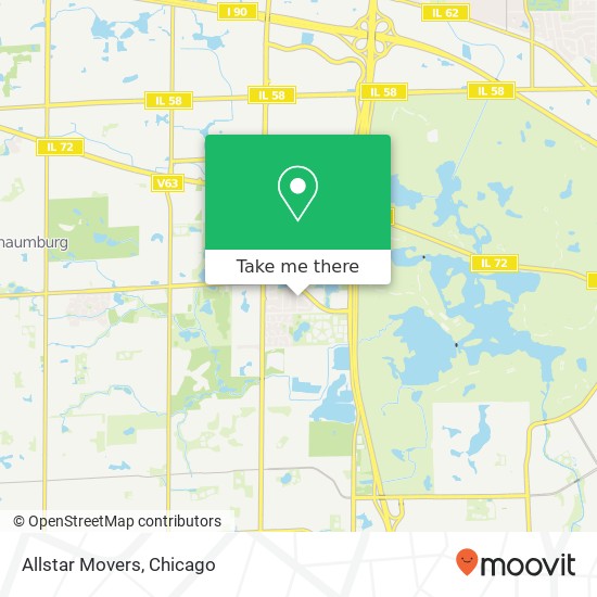 Allstar Movers map