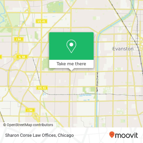 Sharon Corse Law Offices map