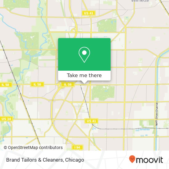 Brand Tailors & Cleaners map