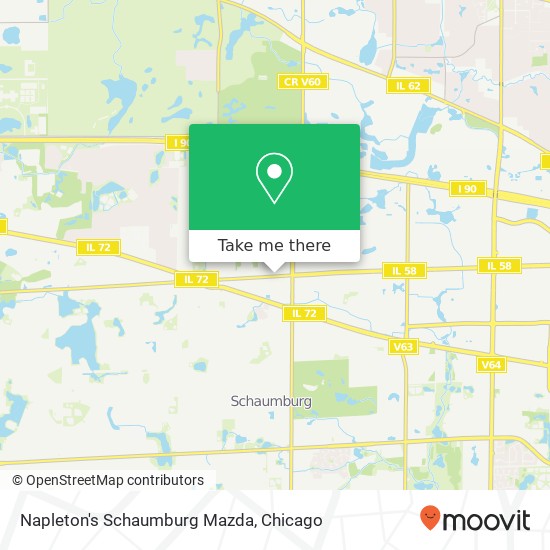 Mapa de Napleton's Schaumburg Mazda