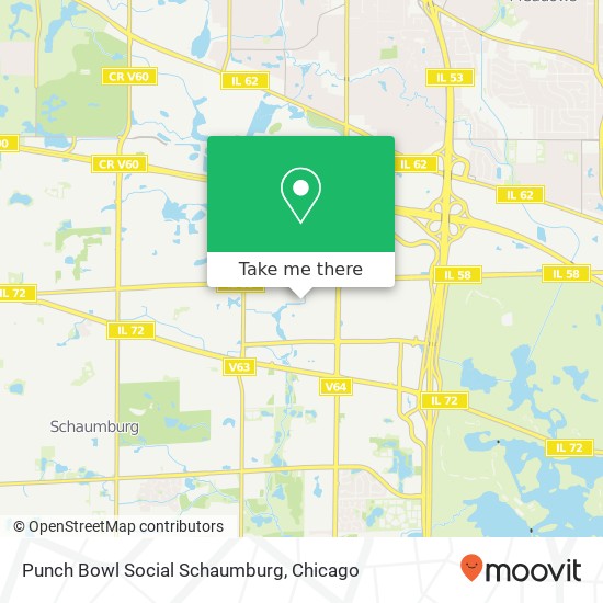 Punch Bowl Social Schaumburg map