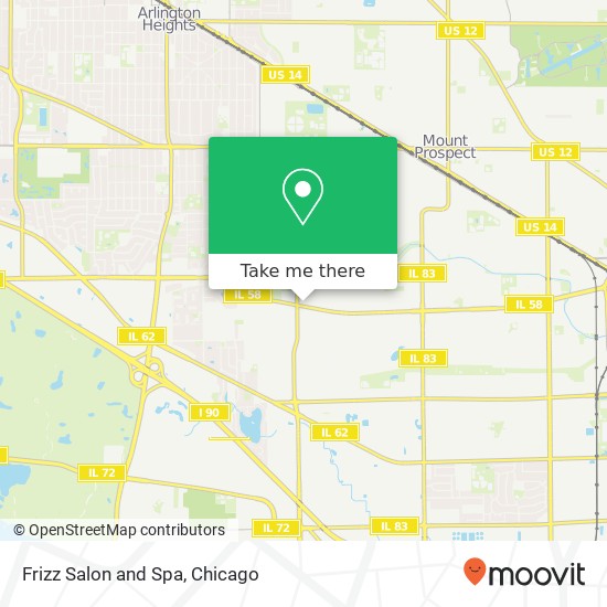 Frizz Salon and Spa map