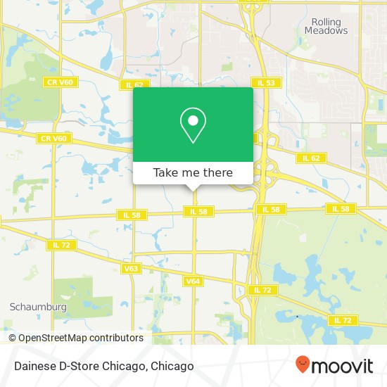 Mapa de Dainese D-Store Chicago