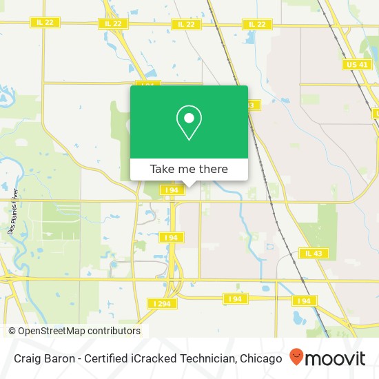 Craig Baron - Certified iCracked Technician map