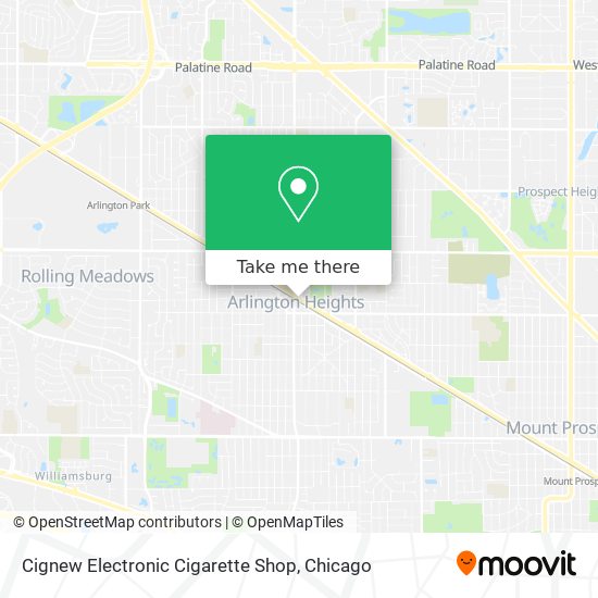 Mapa de Cignew Electronic Cigarette Shop