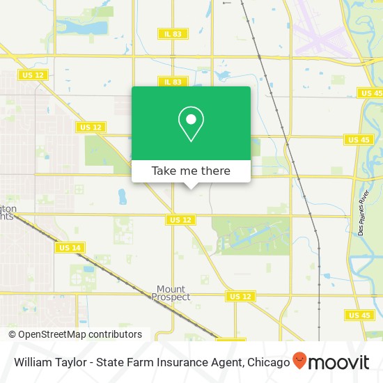 Mapa de William Taylor - State Farm Insurance Agent