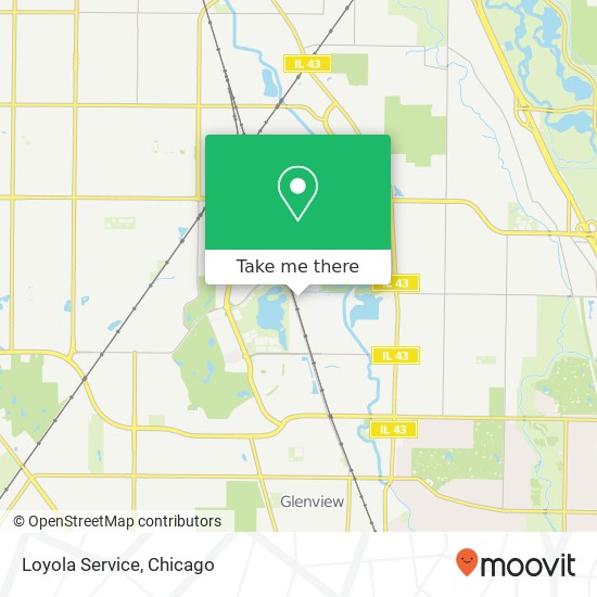 Loyola Service map