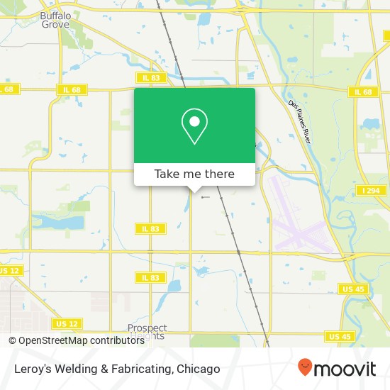 Mapa de Leroy's Welding & Fabricating