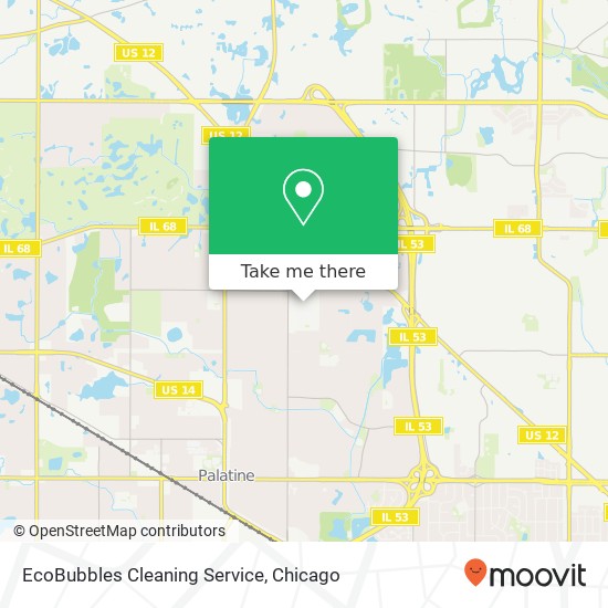 EcoBubbles Cleaning Service map