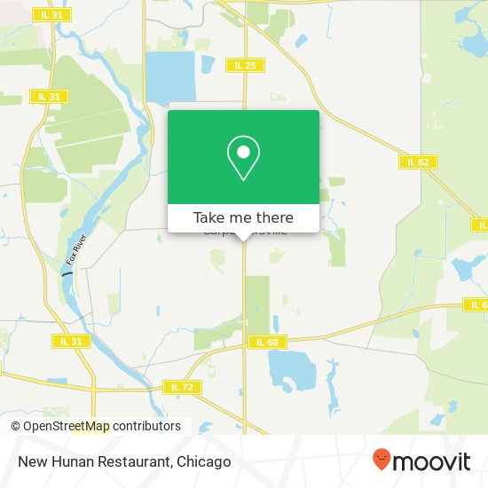 New Hunan Restaurant map