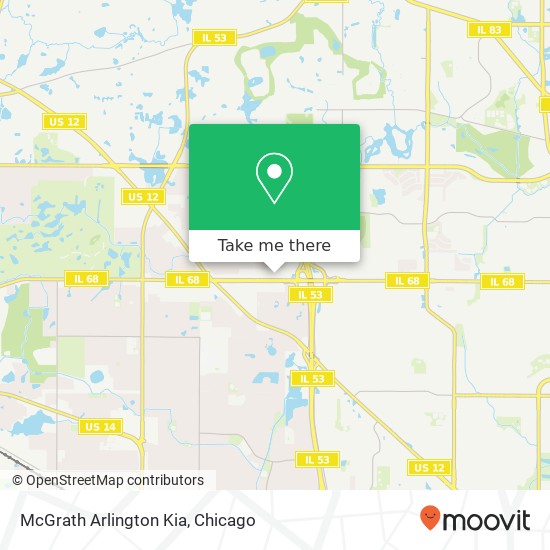 Mapa de McGrath Arlington Kia