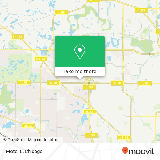 Motel 6 map