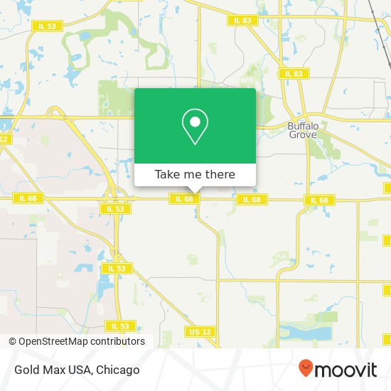 Mapa de Gold Max USA