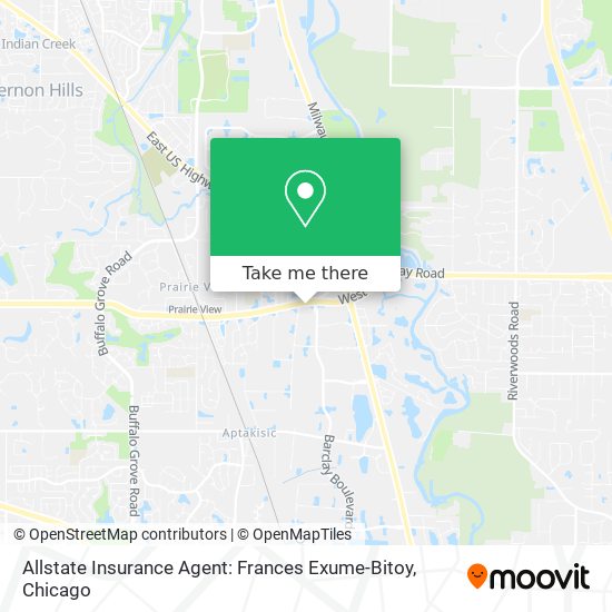 Mapa de Allstate Insurance Agent: Frances Exume-Bitoy