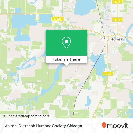 Mapa de Animal Outreach Humane Society