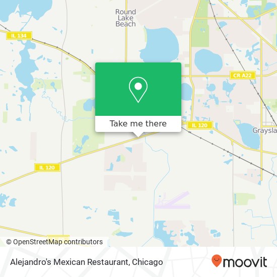Mapa de Alejandro's Mexican Restaurant