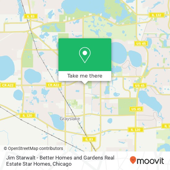 Jim Starwalt - Better Homes and Gardens Real Estate Star Homes map
