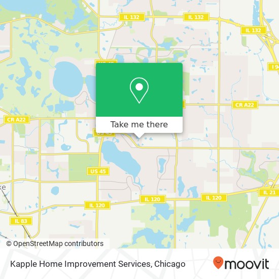 Kapple Home Improvement Services map